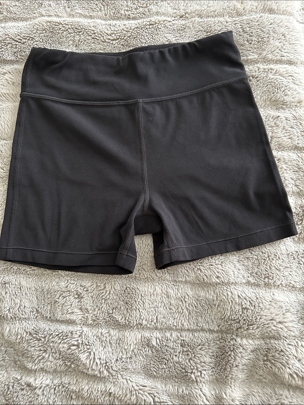 Athleta Girl Black High-Rise Bike Shorts
